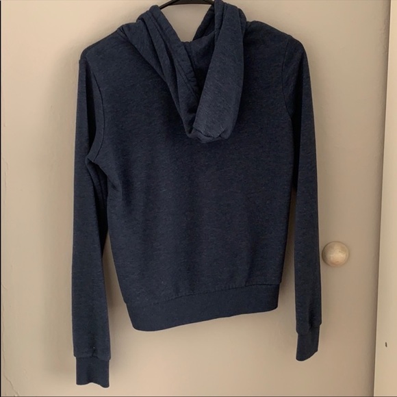 Dark blue zip up jacket. - Picture 2 of 3